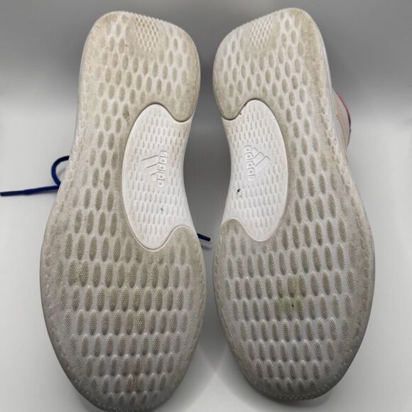 Adidas Cloudfoam Pure SPW Sneakers | White/Orange/Red | Women's 8.5 | IE8525 - Picture 6 of 8